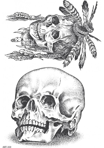 Kuru Kafa -2 Geçici Dövme,geçici Tattoo ,vücut Dövme,kol Bilek Dövme,boyun Dövme,sırt Dövme fiyatları