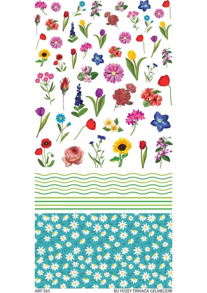 Botanik Tırnak Dövmesi, Tırnak Tattoo, Nail Art, Tırnak Sticker fiyatları