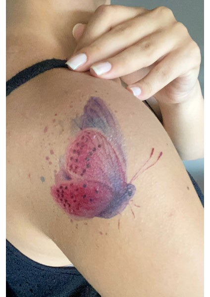 Butterfly Geçici Dövme,geçici Tattoo ,vücut Dövme,kol Bilek Dövme,boyun Dövme,sırt Dövme modelleri