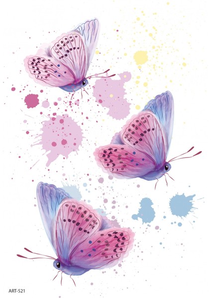 Butterfly Geçici Dövme,geçici Tattoo ,vücut Dövme,kol Bilek Dövme,boyun Dövme,sırt Dövme indirimleri