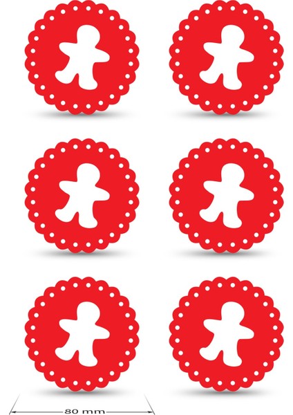 Yılbaşı Temali -7 Dantel Kenar Desenli Kırmızı Keçe Bardak Altlığı 6'lı Takım fırsatları