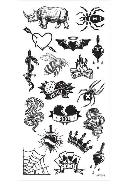 Örümcek Geçici Dövme,geçici Tattoo ,vücut Dövme,kol Bilek Dövme,boyun Dövme,sırt Dövme modelleri