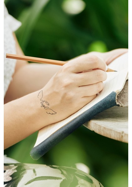 Angel Geçici Dövme,geçici Tattoo ,vücut Dövme,kol Bilek Dövme,boyun Dövme,sırt Dövme