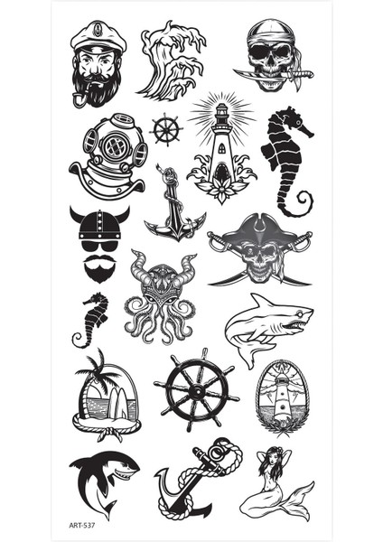 Kuru Kafa -8 Geçici Dövme,geçici Tattoo ,vücut Dövme,kol Bilek Dövme,boyun Dövme,sırt Dövme modelleri