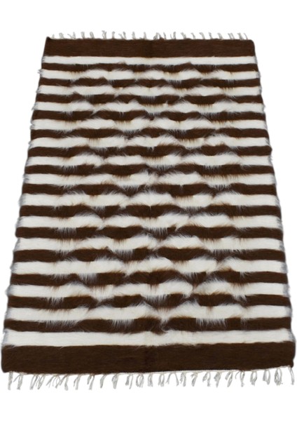 El Dokuma Yün Tiftik Siirt Battaniyesi Kilim 0454 - Yeni - Çok Renkli fırsatları