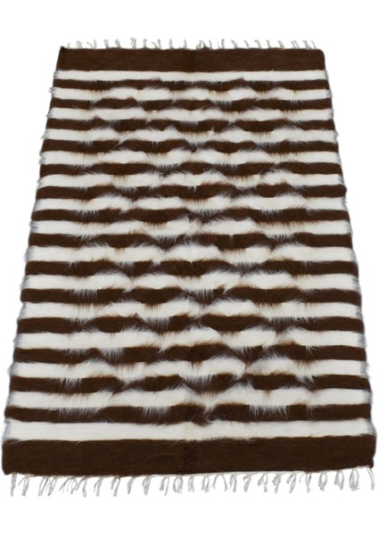 El Dokuma Yün Tiftik Siirt Battaniyesi Kilim 0454 - Yeni - Çok Renkli indirimleri