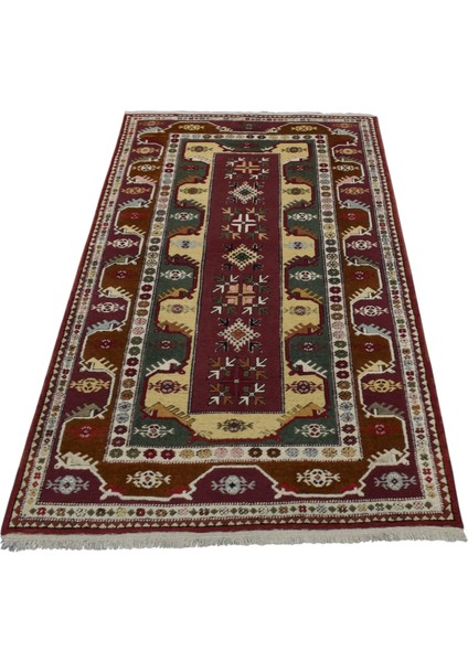 El Dokuma Bozalan Milas Yün Halı 0409 - Yeni - Çok Renkli modelleri