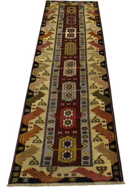 El Dokuma Bozalan Milas Yolluk Yün Halı 0403 - Yeni - Çok Renkli fiyatları