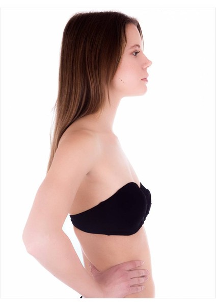 63549 Siyah Straplez Bikini Üstü modelleri