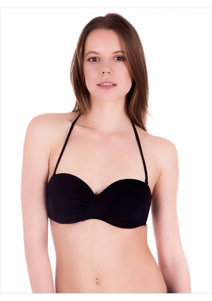 63549 Siyah Straplez Bikini Üstü fırsatları