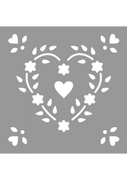 Karo Seaside Stencil Tasarımı 30 x 30 cm