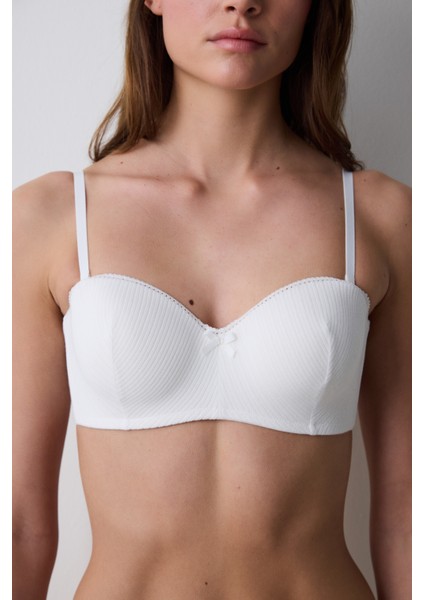 Lotus Pointel Kar Beyaz Sütyen