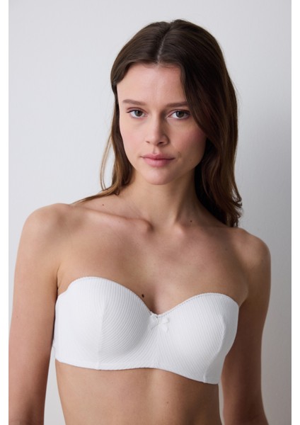 Lotus Pointel Kar Beyaz Sütyen