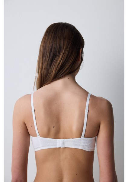 Lotus Pointel Kar Beyaz Sütyen