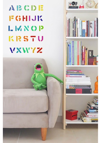 Büyük Harfler Stencil Tasarımı 30 x 30 cm fiyatları