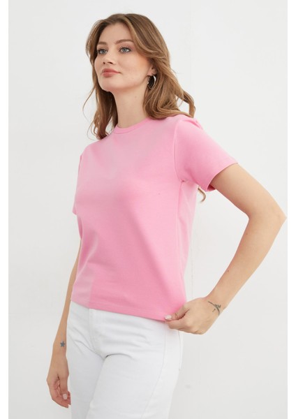 Basic Bisiklet Yaka Tişört fırsatları