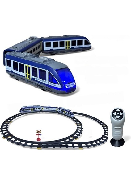 Uzaktan Kumandalı Müzikli LED Işıklı Manyetik Mıknatıslı Birleşim Yerleri 30 Parça 176 cm Tren Seti