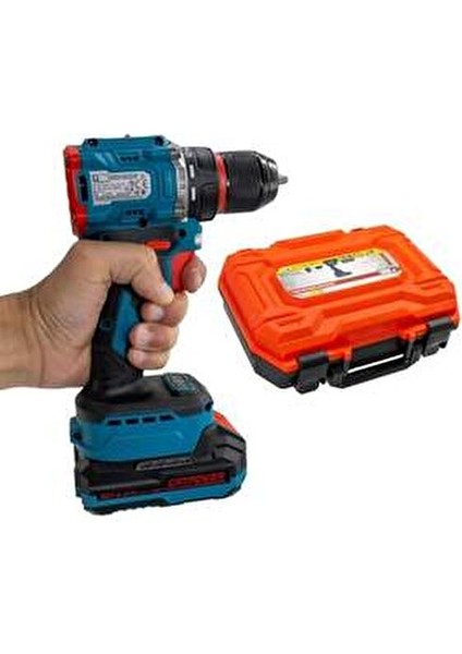 20V 2.0AH Çift Akülü Vidalama E1010 Hafif ve Taşınabilir Metal Mandren ile Profesyonel Kullanım indirimleri