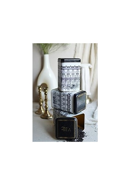 EVLE-ERB09T9 Kare Saklama Kabı 105X105X160 3 Lü Set, City (City)