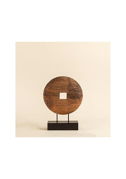 Chakra Tenggara Standlı Dekoratif Obje 44 cm