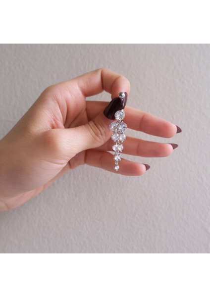 316L Çelik Çoklu Zirkon Taşlı Piercing PRC-225 fiyatları