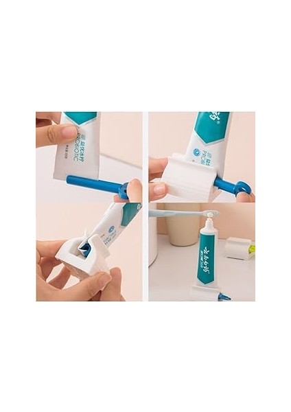 Optana 1 Adet Çevirmeli Diş Macunu Sıkacağı Manuel Diş Macun Sıkma Makinesi Krem Tüp Sıkma