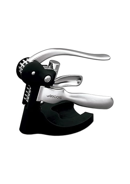 Abs Gövdeli ve Çinko Alaşımlı Saplı Arcos Manuel Tirbuşon. Maual Kesicili Çok Amaçlı Şişe Aç