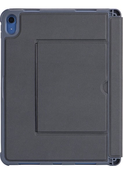 CPT83 T5508D iPad 2022 10.9 (10.nesil) Kılıf Palermo Ledli Klavyeli Standlı Tablet Kılıfı - Si modelleri