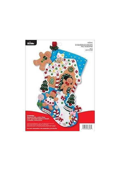 Keçe Çorap Seti Gingerbrd