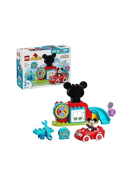 Duplo | Mickey Fare’nin Kulüp Evi ve Arabası 10454-2 Yaş ve Üzeri Çocuklar Için Eğitici
