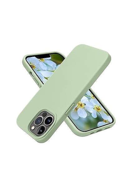 13 Kılıf 6.1 ile Uyumlu, Uruchi Ince Sıvı Silikon 3 Katmanlı Tam Kaplamalı Yumuşak