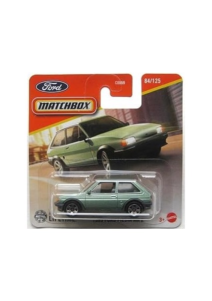 C0859 1:64 Tekli Arabalar 1983 Ford Fiesta Mk 2 JBR40