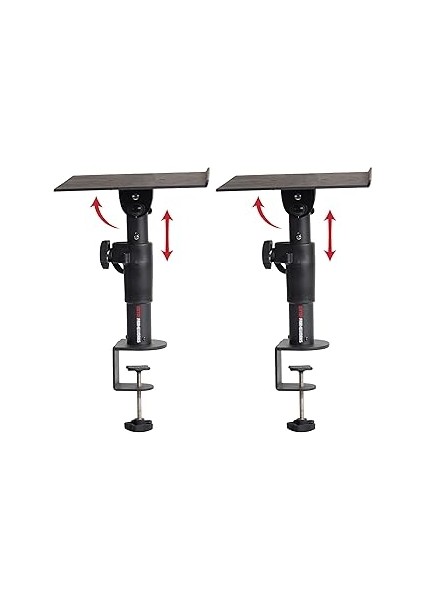 Gator Frameworks Gfwspkstmndskcmp | Masaüstü Mengeneli Stüdyo | Dj Monitör | Hoparlör Standı | Sehp