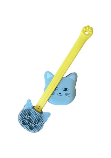 Kedi Tasarımlı Tuvalet Fırçası