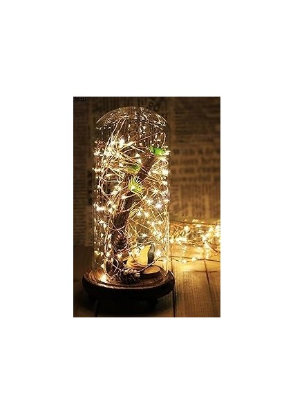 5 mt Pilli LED Peri LED Gün Işığı Sabit Mod Pilli Yılbaşı Işığı 1410