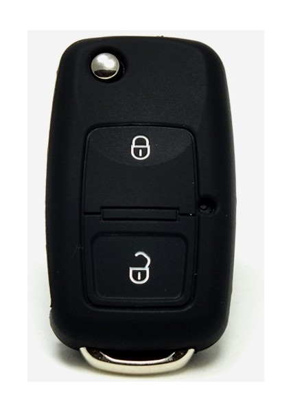 Volkswagen Bora Anahtar Koruyucu Kılıf,Bora Kumanda Koruyucu 2 Tuş Siyah modelleri