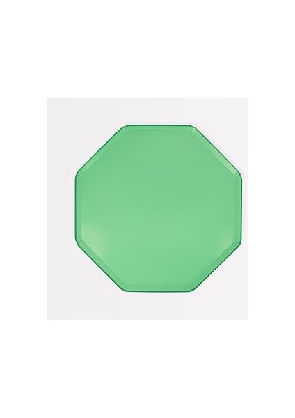 Meri Meri - Emerald Green Side Plates - Zümrüt Yeşili Tabaklar (M) (X8)