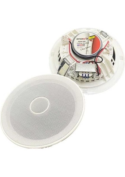 Osawa OSW-628 16 cm Tweeterli̇ 100 Volt Trafolu Alçıpan Hoparlör