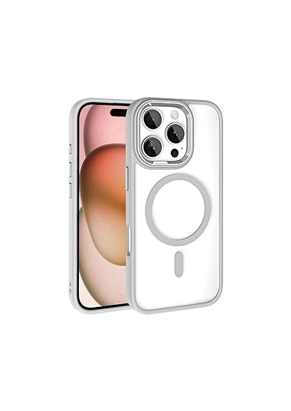 Zore ile Uyumlu 16 Kılıf Şarj Özellikli Zore Krom M-Safe Silikon Kapak Gü