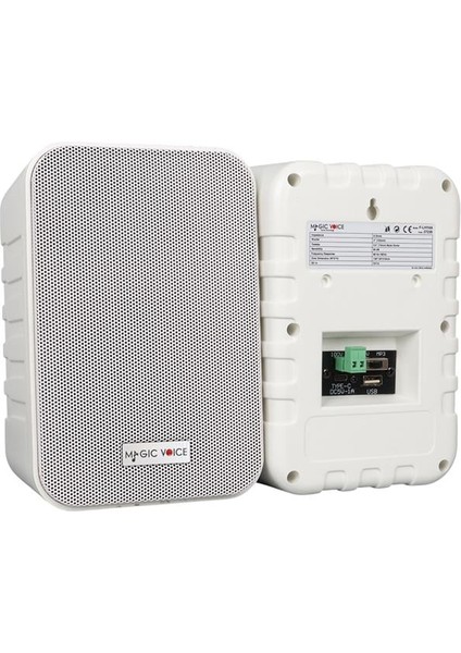 F-LHY4A 4" (10 Cm) Hat Trafolu Duvar Tipi Sütun Hoparlör (10W Rms / 150W Peak - Mp3 USB