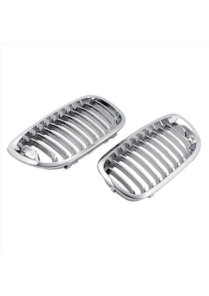 -Bmw E46 3 Serisi Coupe Cabriolet 2-Door Lcı 2003-2006 Front Hood Center Böbrek Izgara Grill (Chrome Tek Çizgi) (Yurt Dışından) indirimleri