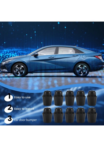 10PCS Araba Tampon Kapısı Aşırı Kauçuk Hyundai Için Kauçuk Tüm Araç Ellantra Aksan Tucson Soul Rio Creta Sonata 8219128010 (Yurt Dışından) indirimleri