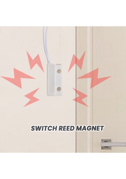 10 x Kapı Veya Pencere Teması Manyetik Anahtar Alarmı - Smd Tarzı Beyaz (Yurt Dışından) fiyatları
