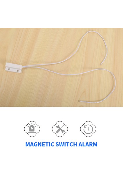 10 x Kapı Veya Pencere Teması Manyetik Anahtar Alarmı - Smd Tarzı Beyaz (Yurt Dışından) modelleri