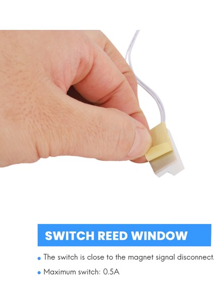 10 x Kapı Veya Pencere Teması Manyetik Anahtar Alarmı - Smd Tarzı Beyaz (Yurt Dışından) indirimleri