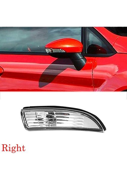 4x Sağ Araba Dönüş Sinyal Işıkları Kapı Kanat Ayna Göstergesi Ford Fiesta Mk8 2008-2016 Ampul Olmadan (Yurt Dışından) fiyatları