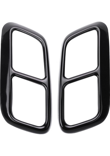 Araba Egzoz Borusu Döşeme Paslanmaz Çelik Trail Boru Egzoz Boru Kapağı Range Rover Sport 2018 2019 - Siyah (Yurt Dışından)