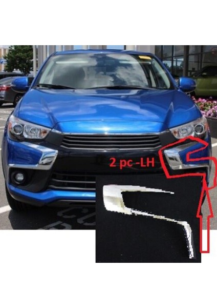 Mitsubishi Outlander Sport Front Lh Tampon Grille Trim Seti 6407A169 6407A171 (Yurt Dışından) indirimleri