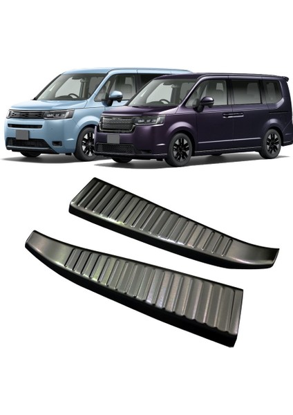 Araba Bagaj Kapı Koruma Şeritleri Sıll Plake Arka Tampon Koruma Kapak Şeridi Honda Stepwgn Spada/air 2022 2023 Siyah (Yurt Dışından) fırsatları