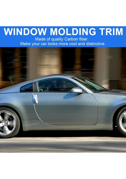 Nissan 350Z 2003-2009 Karbon Fiber B Sütun Kapağı Çıkartması Pencere Kale Direk Dekoratif Macun Arabası Aksesuarları (Yurt Dışından) indirimleri